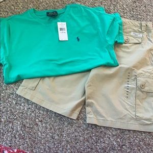 Polo Ralph Lauren boys short and shirt set size 16
